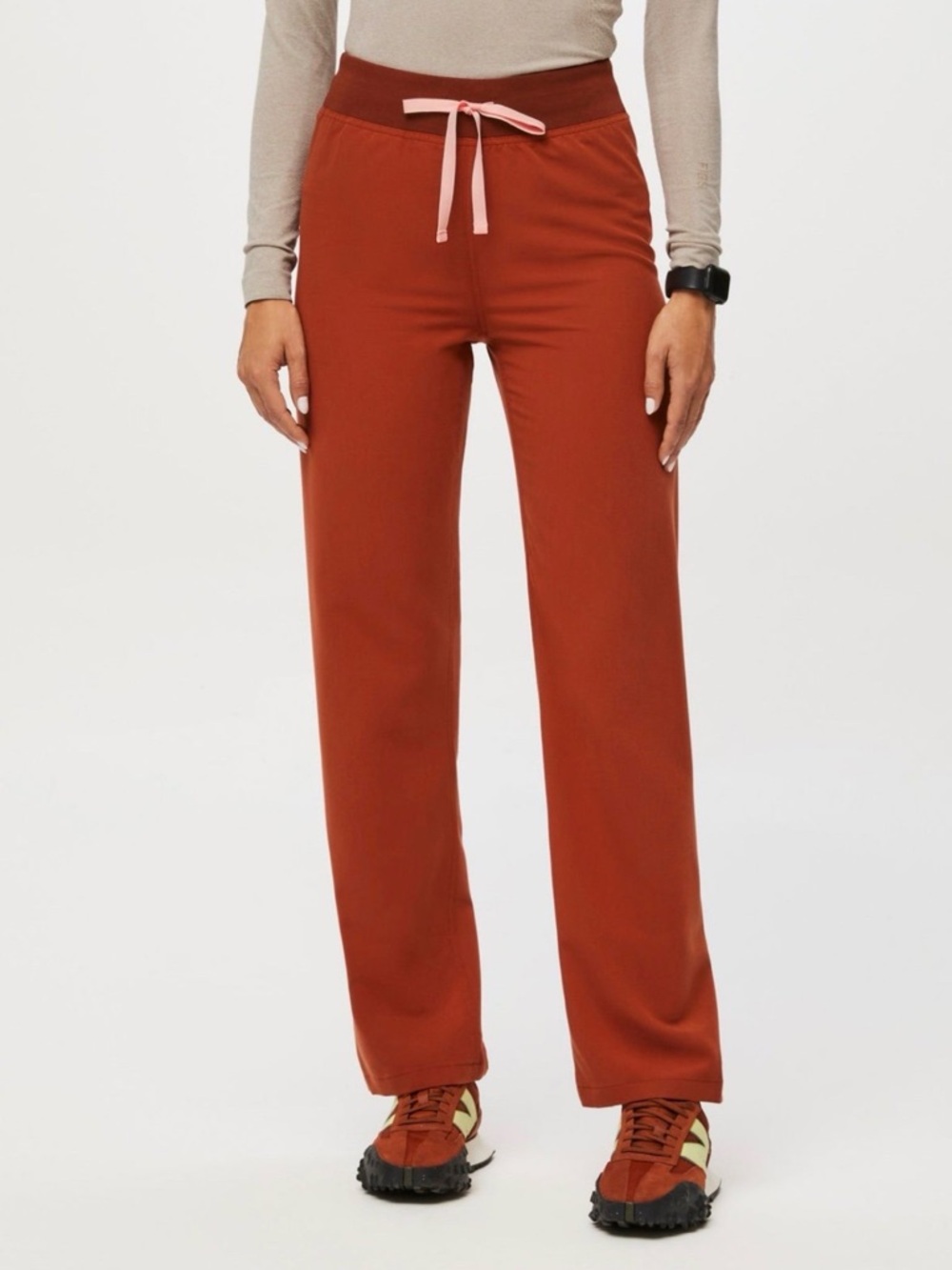 Figs High Waisted Livingston Basic Scrub Pants Auburn 5XL Tall NWT